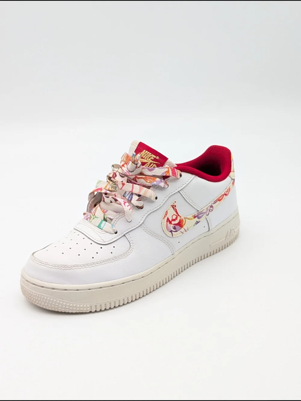 Nike Air Force 1 Chinese new year  size 6.5Y Red White CU2980-191